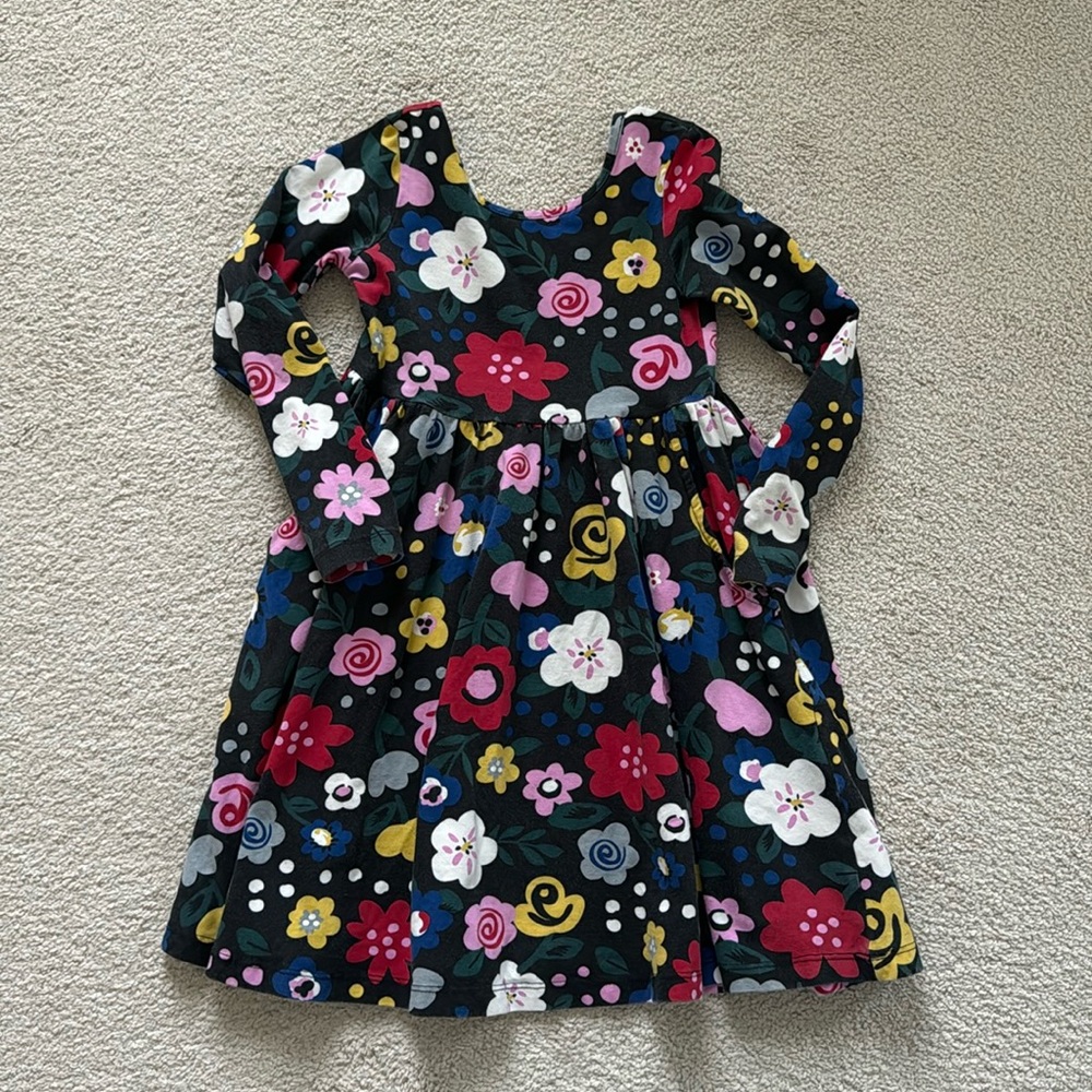 Hanna Andersson flower swirl dress